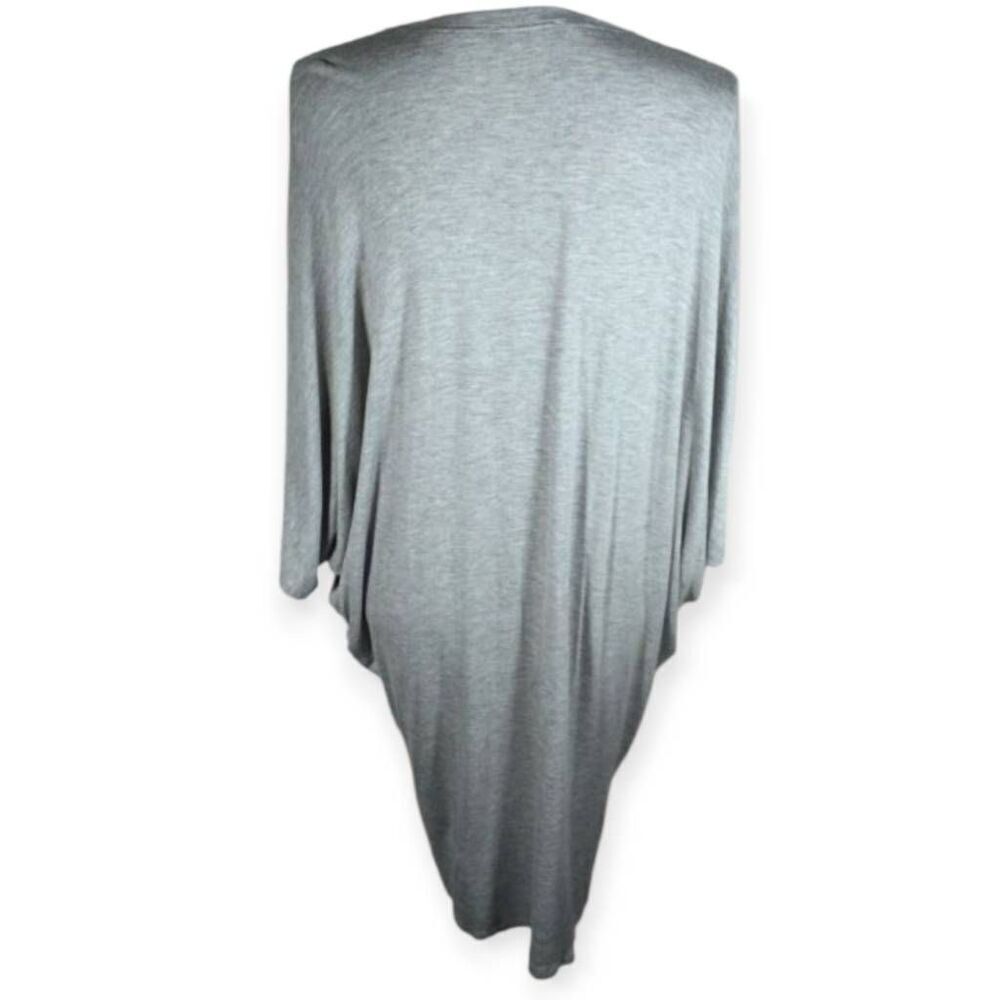 RICHARD HALLMARQ GRAY DOLMAN SLEEVE DRESS SZ.S EUC. - Picture 6 of 8